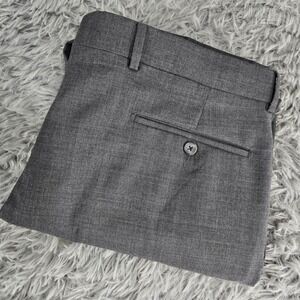 Ballin Comfort-EZE Dress Pants 36 Grey Super 120s Wool Made in Canada M59199051